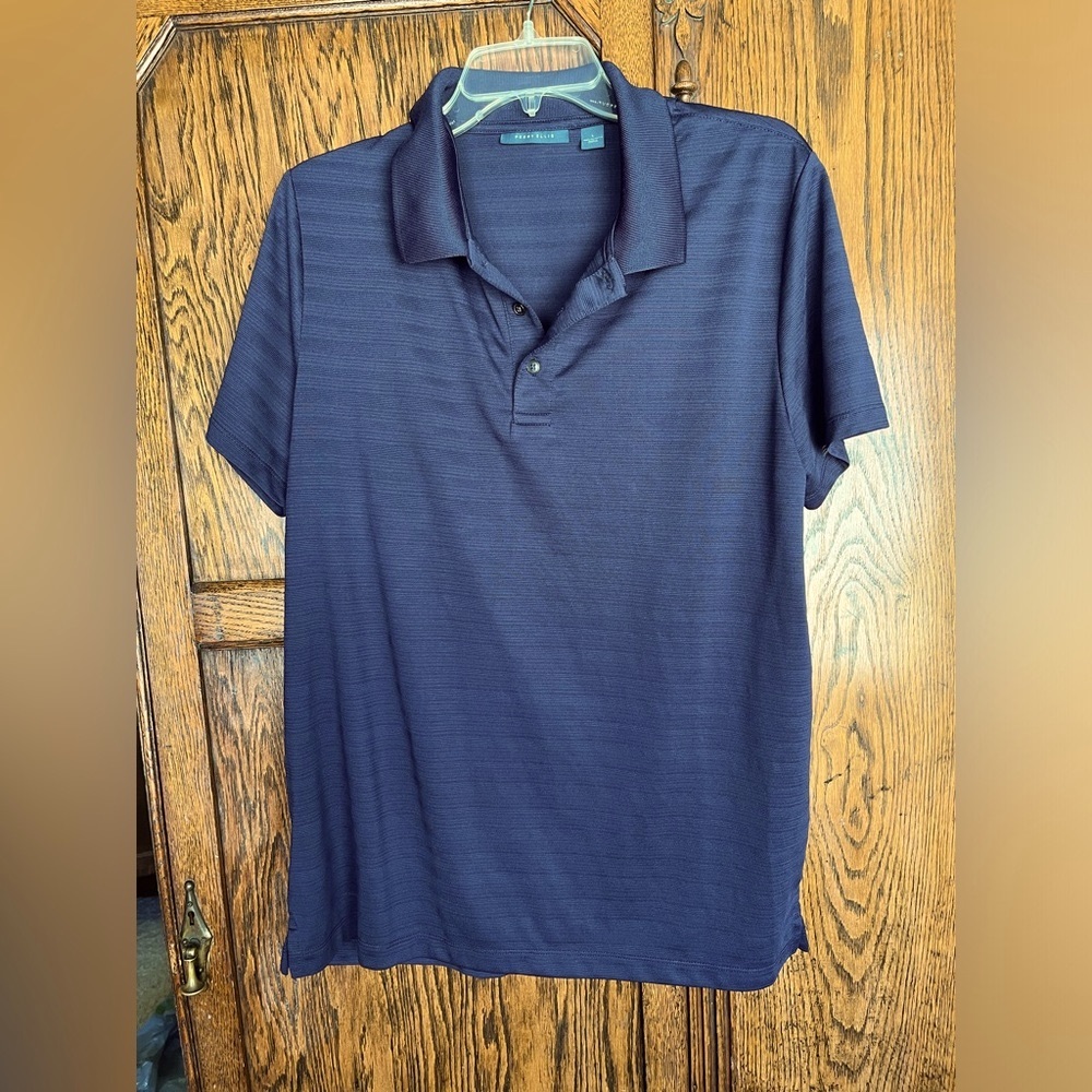 Perry Ellis polo navy shirt large